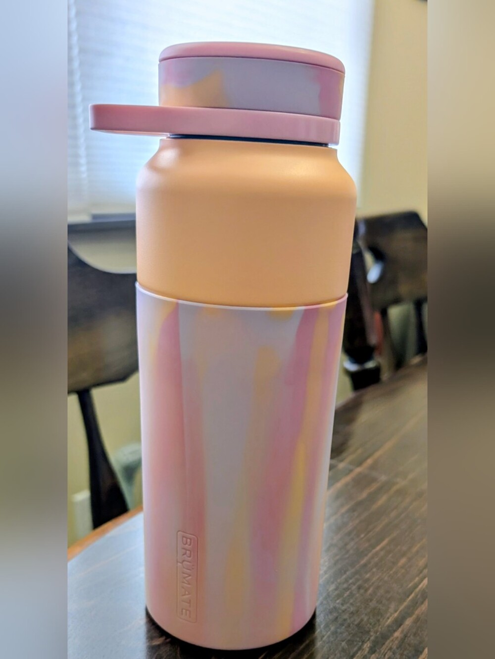 35 Oz. Brumate Pastel Swirl Insulated Bottle - Dreamsicle Collection